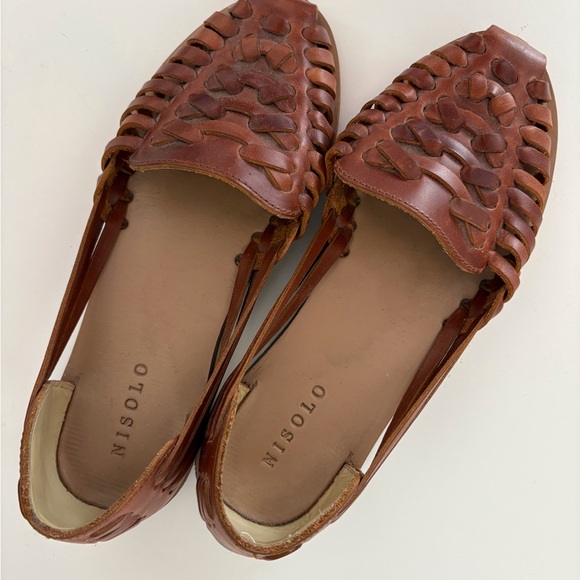 Nisolo Shoes - Nisolo Women's Brown Leather Flats